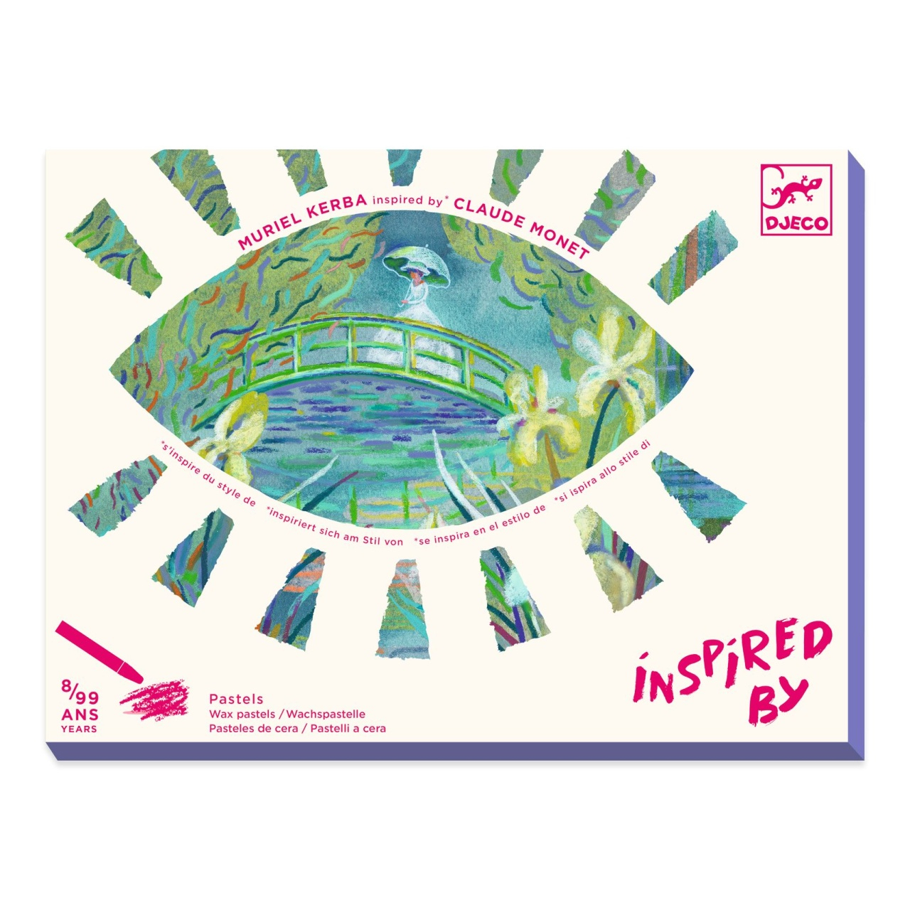 Atelier creativ Lacul cu nuferi Inspired by Monet, Djeco [1]