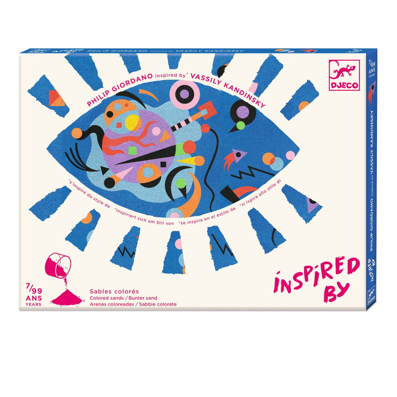 Atelier cu nisip Abstract Art Inspired by Kandinsky, Djeco [1]