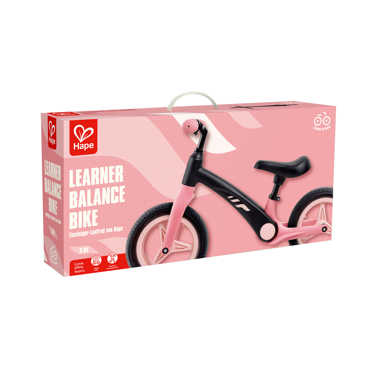 Bicicleta de echilibru pentru copii, roz [3]