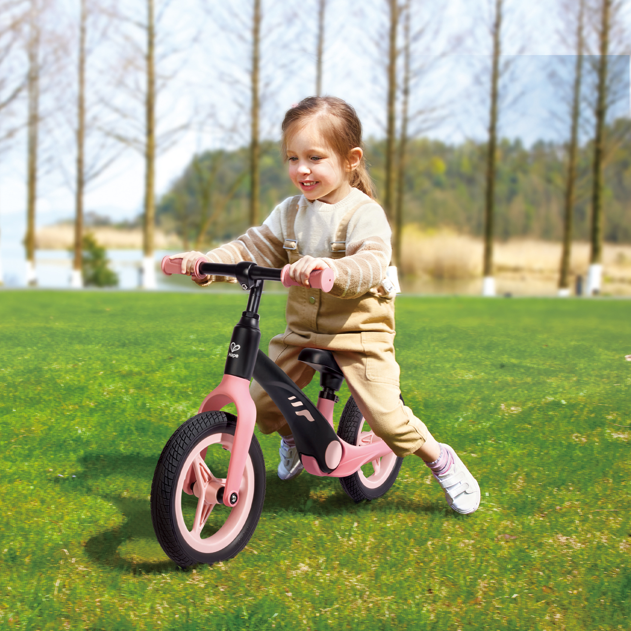 Bicicleta de echilibru pentru copii, roz [2]