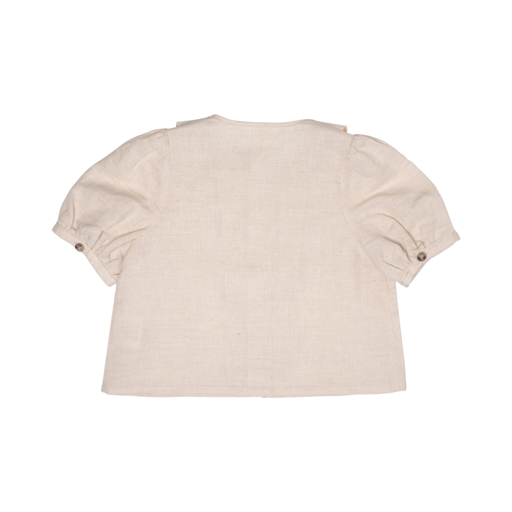 Bluza Albany, bumbac organic și in, Baje [6]