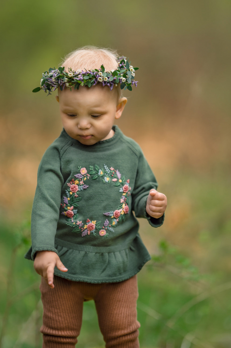 Bluza  brodată, bumbac organic, Ellie, Hanevild [2]