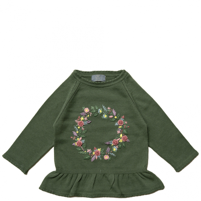 Bluza  brodată, bumbac organic, Ellie, Hanevild [5]