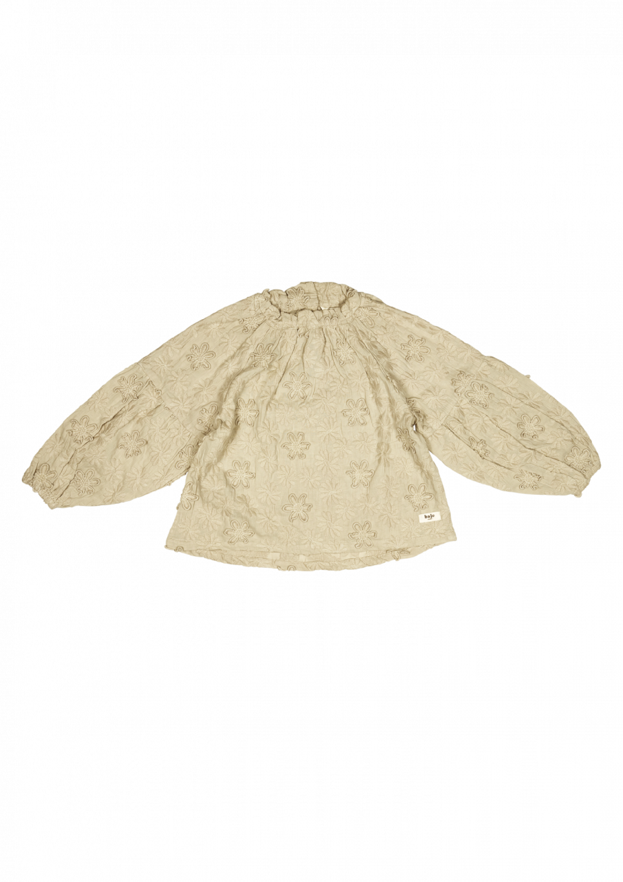 Bluza Iver, bumbac organic, culoarea peanut, Baje [2]