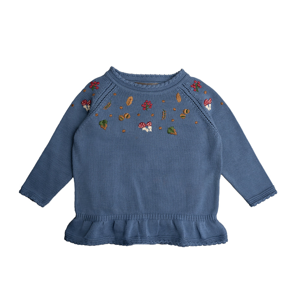 Bluza Molly, brodata, bumbac organic, Hanevild [4]