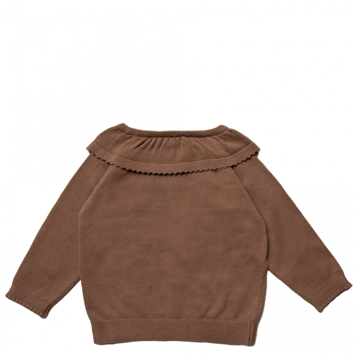 Bluza tricotată, brodată, bumbac organic,Marie, Hanevild [6]
