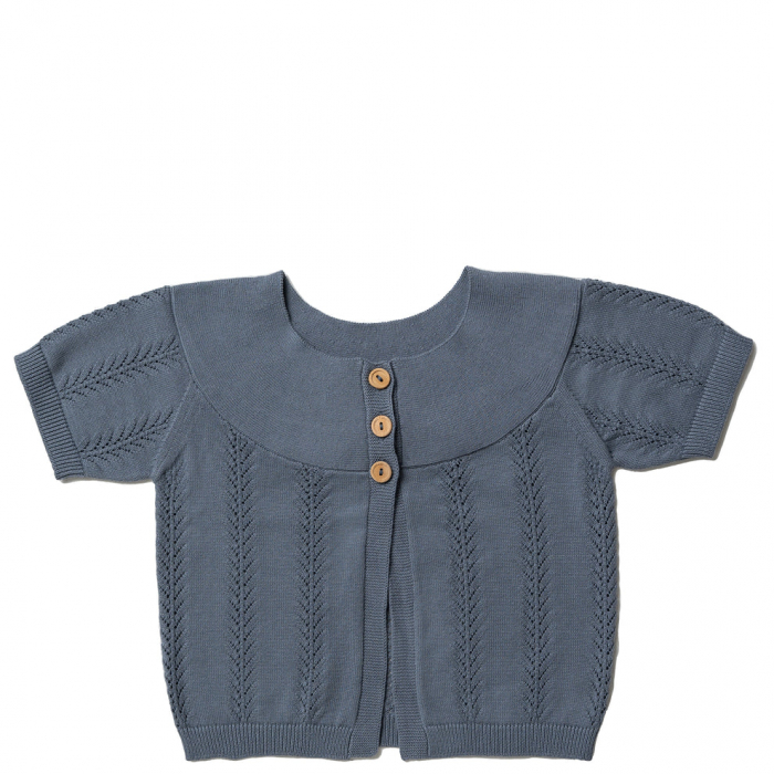 Cardigan cu mânecă scurtă,  bumbac organic,Lilje, Hanevild [2]