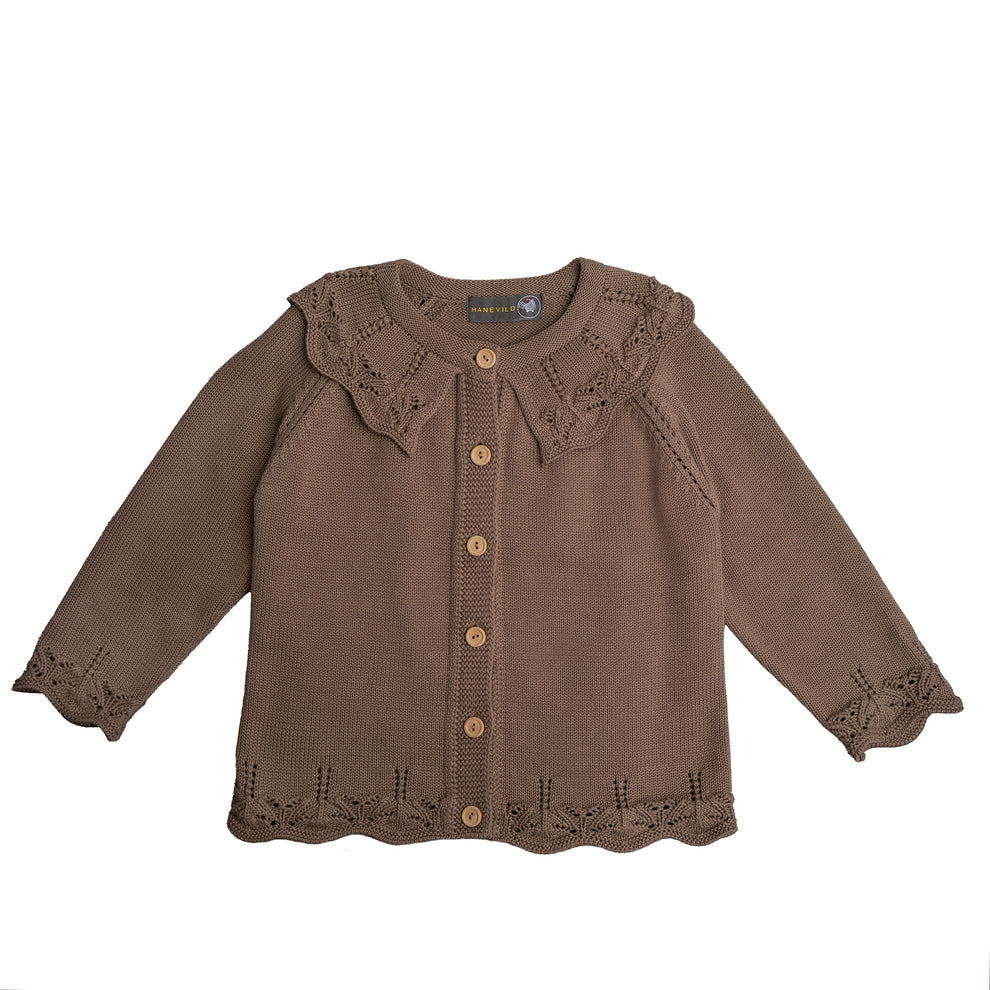 Cardigan tricotat, Ally, bumbac organic, Hanevild [7]
