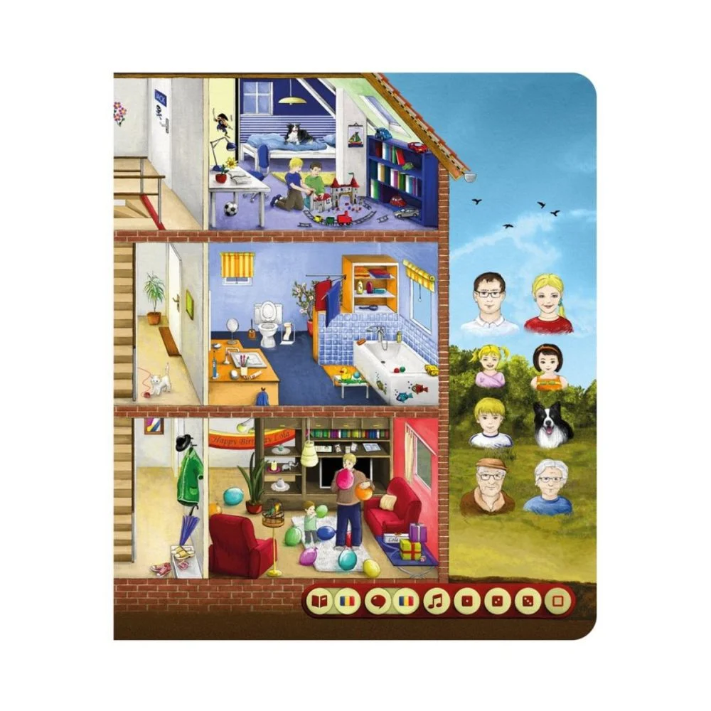 Carte interactiva, Raspundel Istetel, Engleza si joc, in acelasi loc [3]