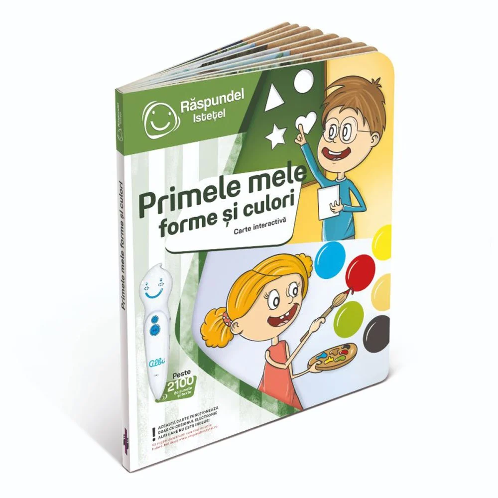 Carte interactiva, Raspundel Istetel, Primele mele forme si culori [3]