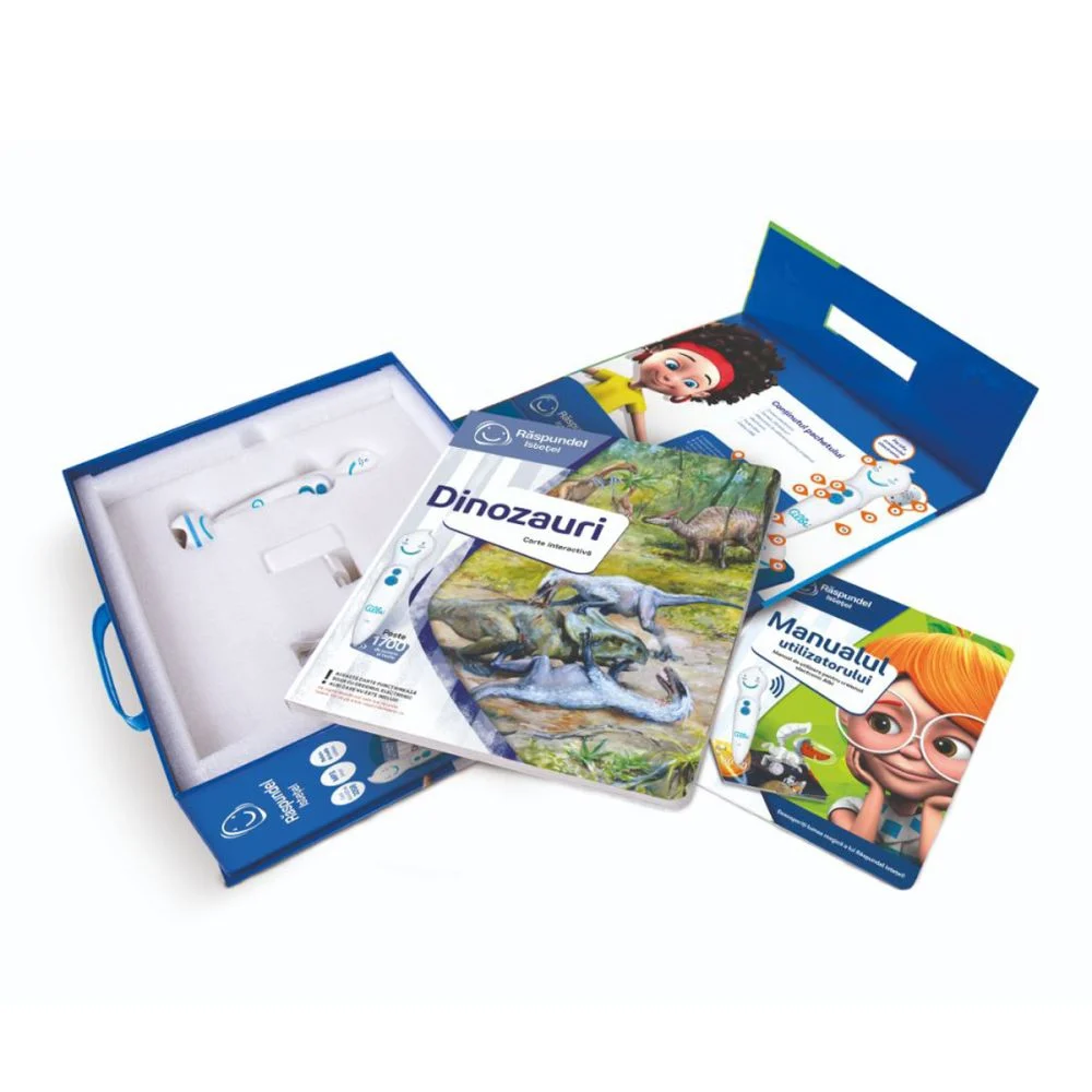 Carte interactiva si creion, Raspundel Istetel, Dinozauri [2]