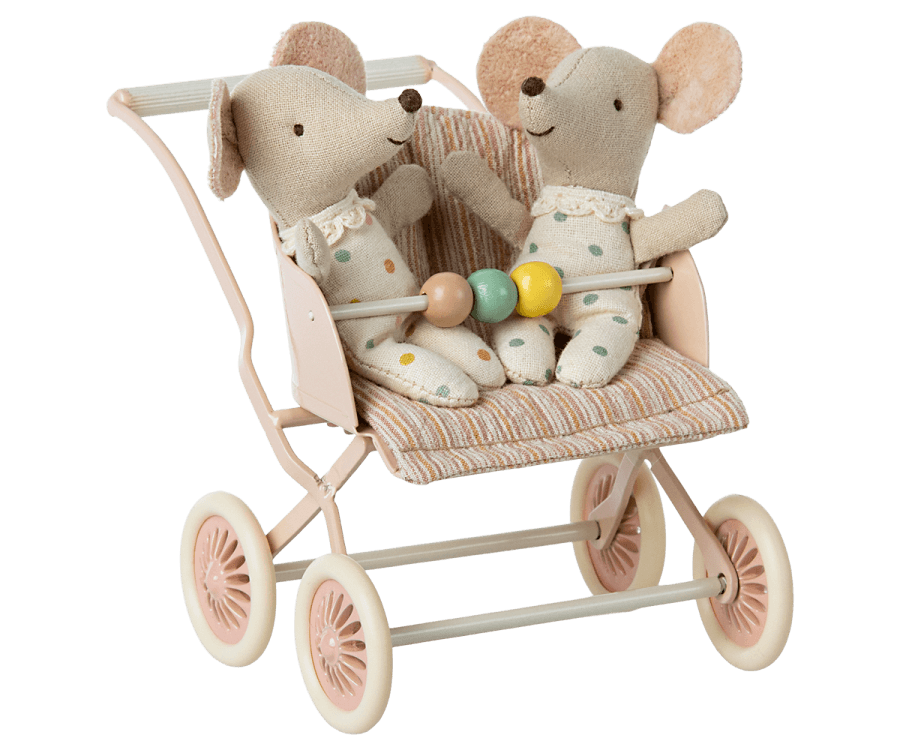 Carucior mini pentru soricei Maileg – Rose [4]