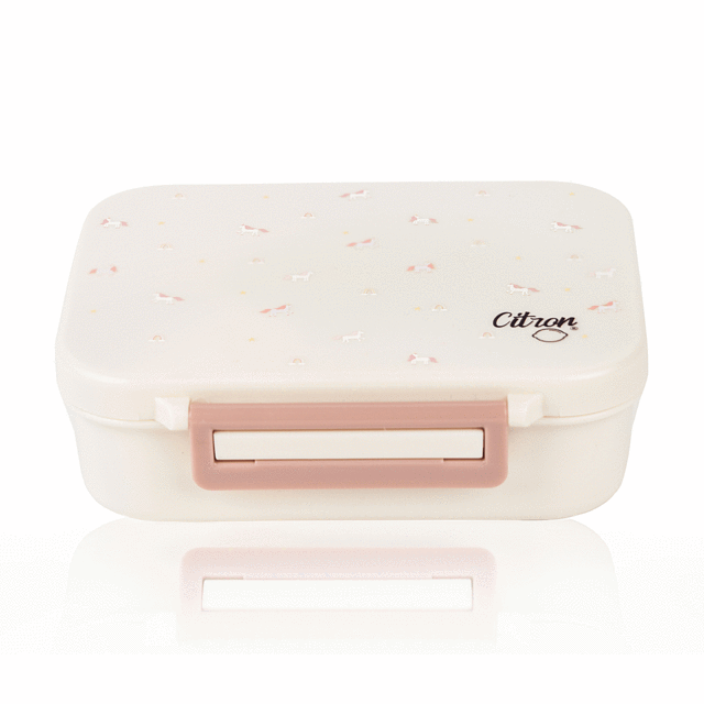 Caserola gustări cu 3 compartimente - Unicorn White [2]