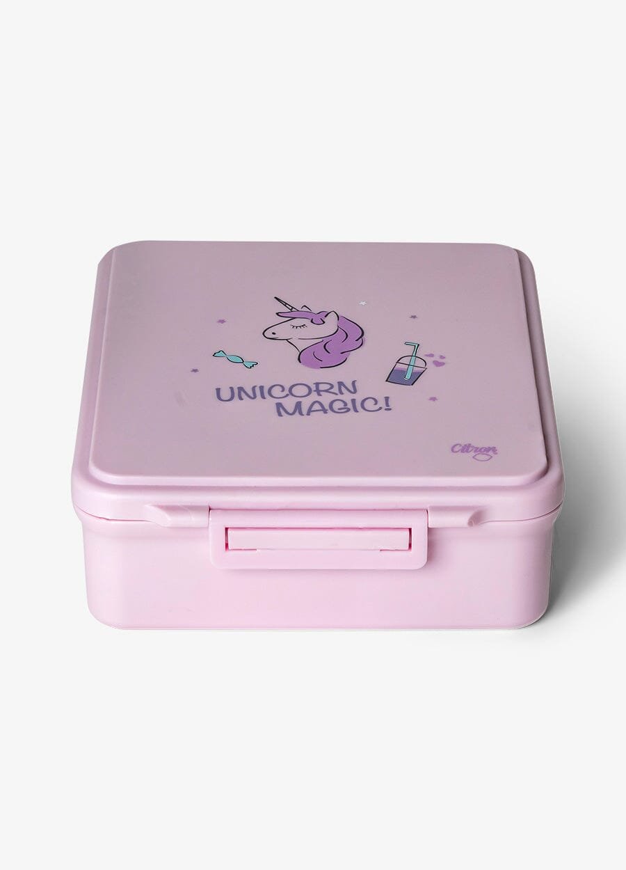Caserola pentru prânz cu 4 compartimente + 1 borcan termoizolant - Stormy Unicorn [2]