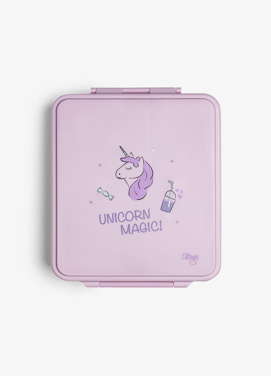 Caserola pentru prânz cu 4 compartimente + 1 borcan termoizolant - Stormy Unicorn [4]