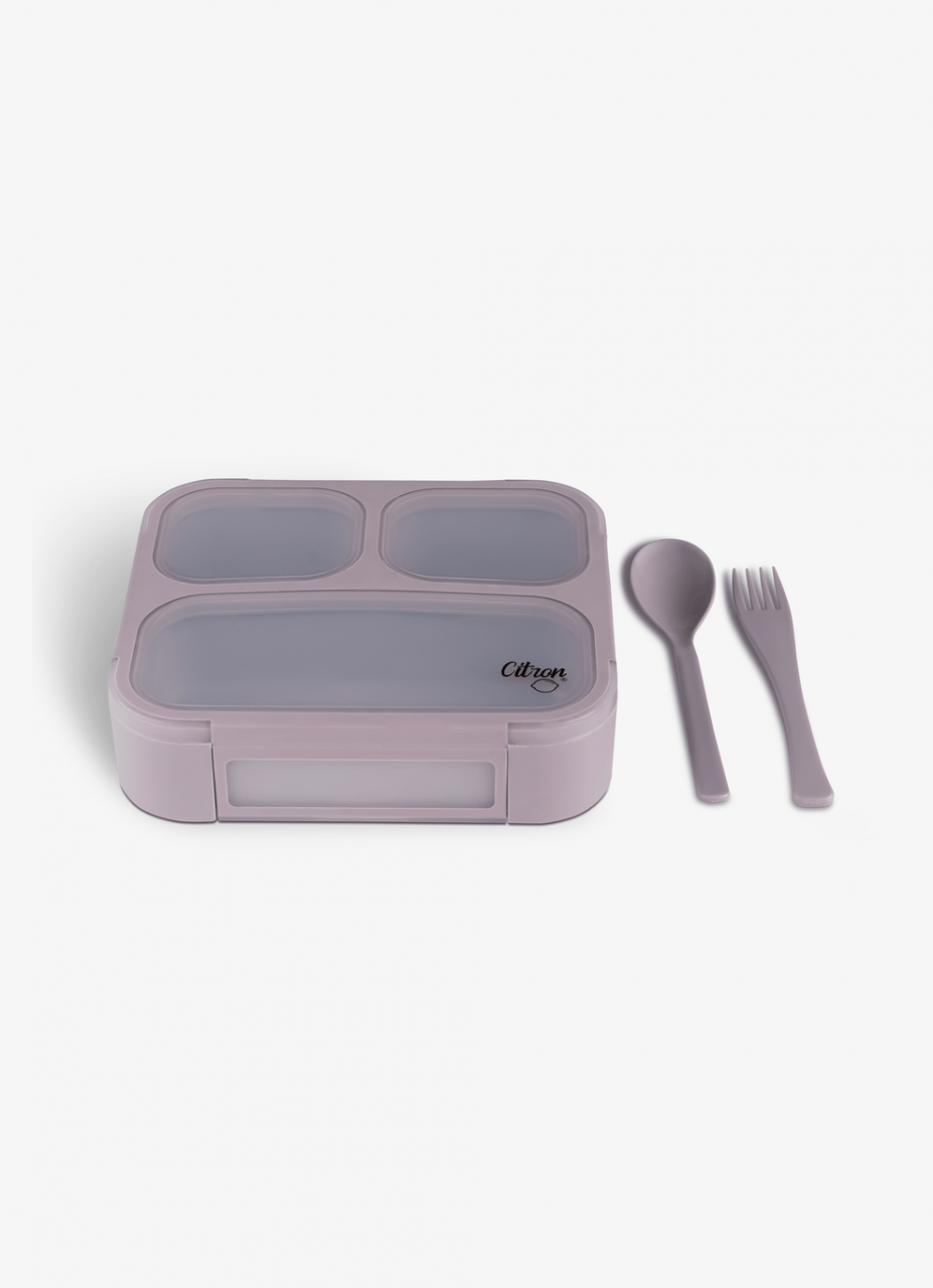 Caserola pentru prânz, cu furculiță și lingură - violet [4]