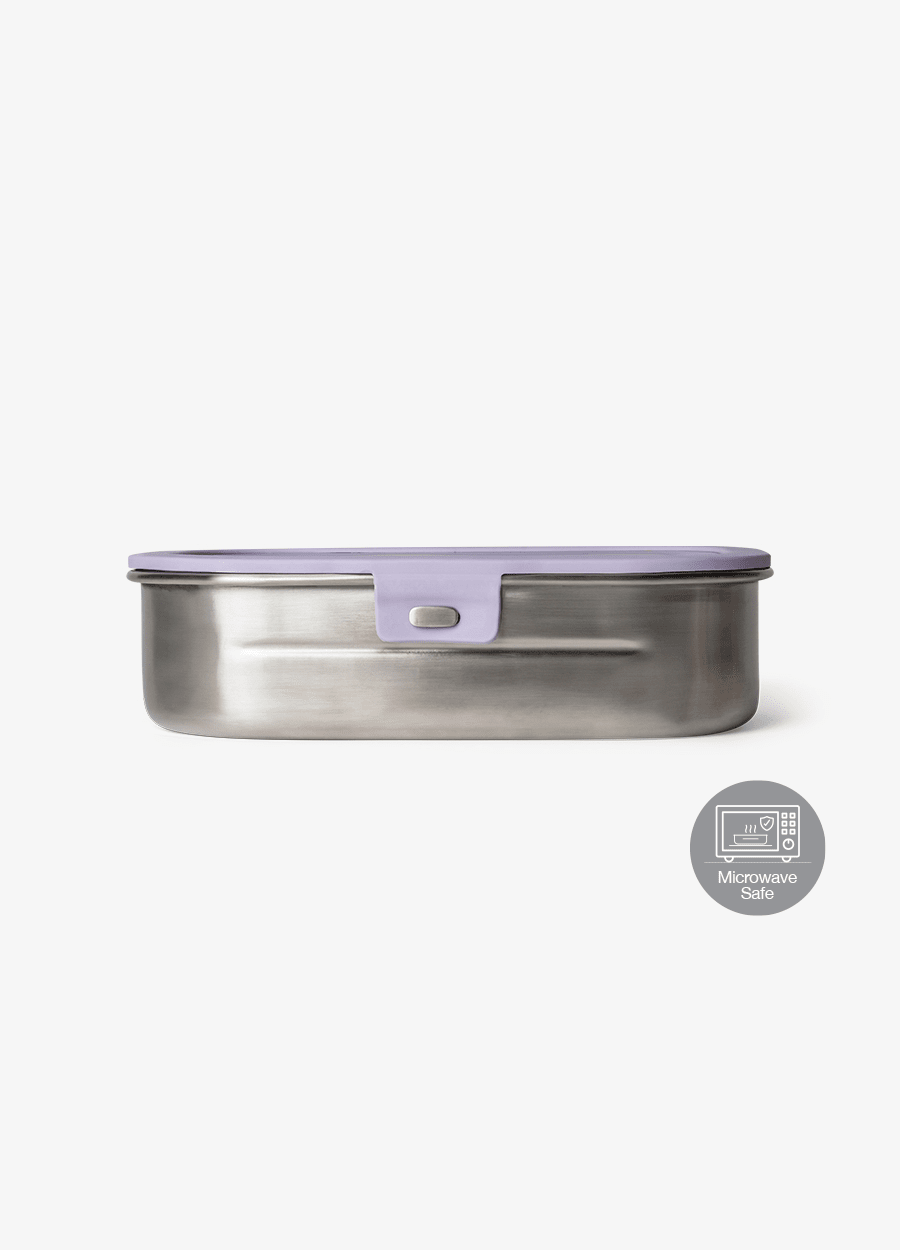 Caserola pentru prânz din oțel inoxidabil - 2 compartimente - violet [4]