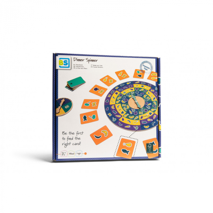 Dinner Spinner, joc de viteza si asociere, BS Toys [4]