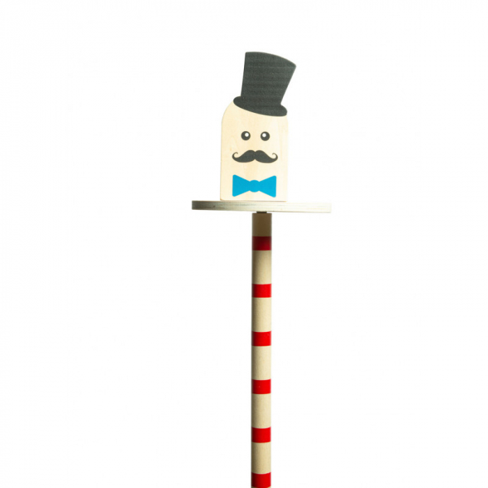 Echilibristul Bob, joc de aruncare la tinta, BS Toys [3]