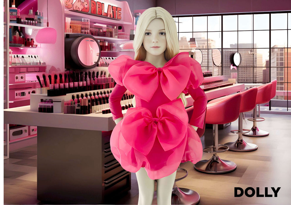 FUSTA  CU FUNDA MARE,  ORGANZA barbiepink [8]