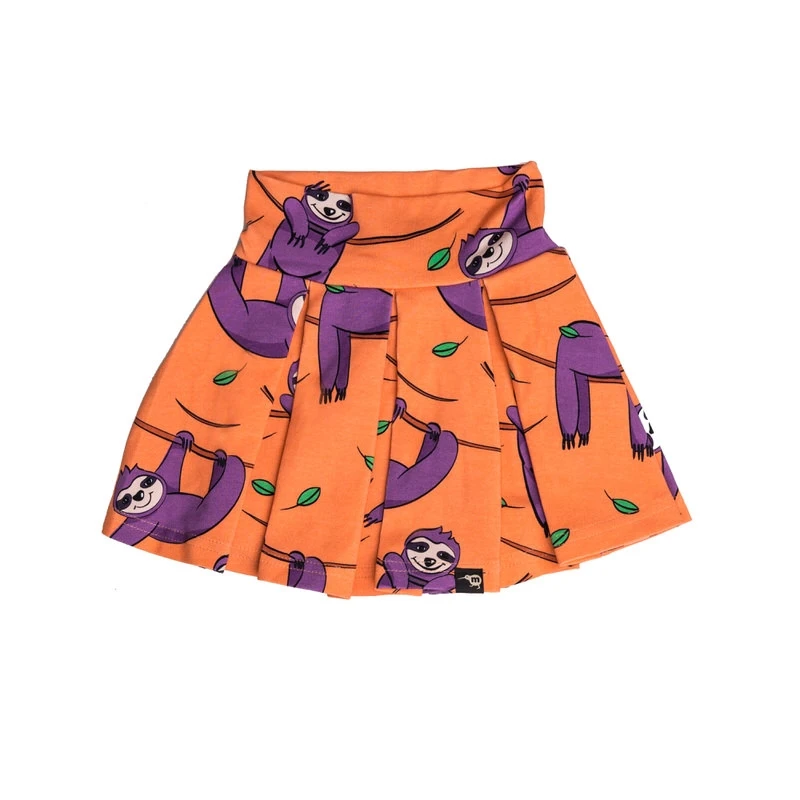 Fusta din bumbac organic cu pantaloni scurți atașați din vâscoză subțire, Mullido [2]