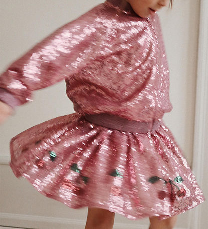Fusta din tull cu paiete,  Starla sequin blush [4]