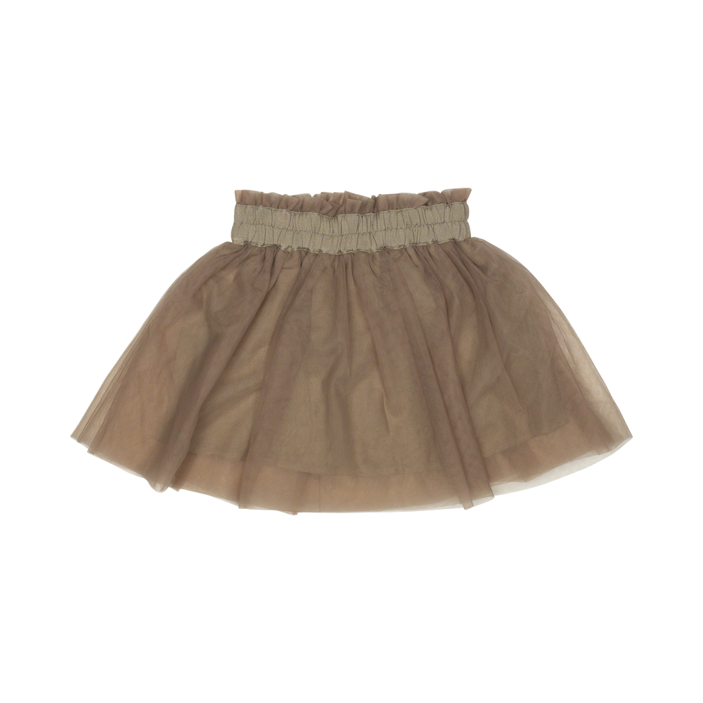 Fusta din tull, Sandy, culoarea taupe [5]