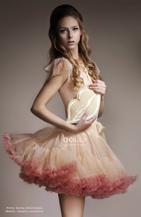 Fusta Tutu Pettitskirt + Tutu pentru păpușă + rucsac de balet de marcă [3]