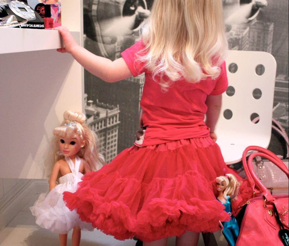 Fusta Tutu Pettitskirt + Tutu pentru păpușă + rucsac de balet de marcă [4]