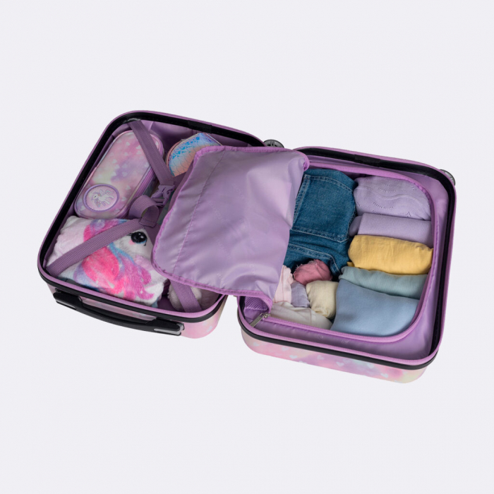 Troler pentru copii, cu roți 360°, Unicorn Princess Purple [7]