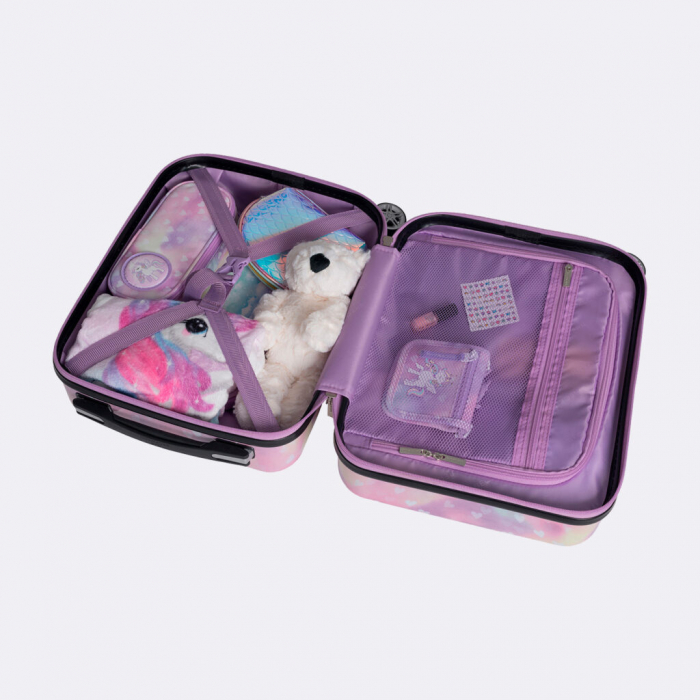 Troler pentru copii, cu roți 360°, Unicorn Princess Purple [6]