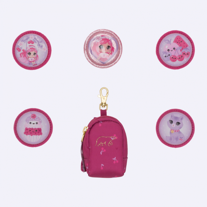 Ghiozdan, rucsac ergonomic pentru școală, Clasic, Cherry [11]