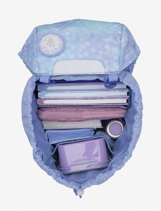 Ghiozdan, rucsac ergonomic pentru școală, Clasic, Unicorn Princess Ice Blue [4]