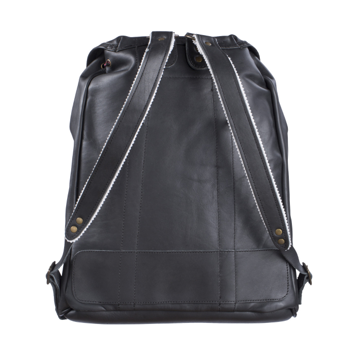 Ghiozdan de piele, Negru - 30 L [2]