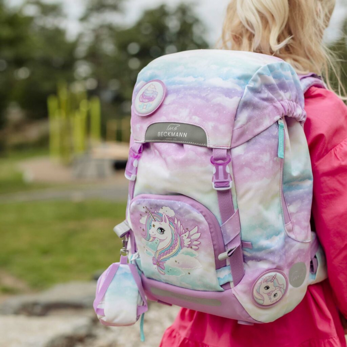 Ghiozdan, rucsac ergonomic pentru școală, Clasic, Unicorn [15]