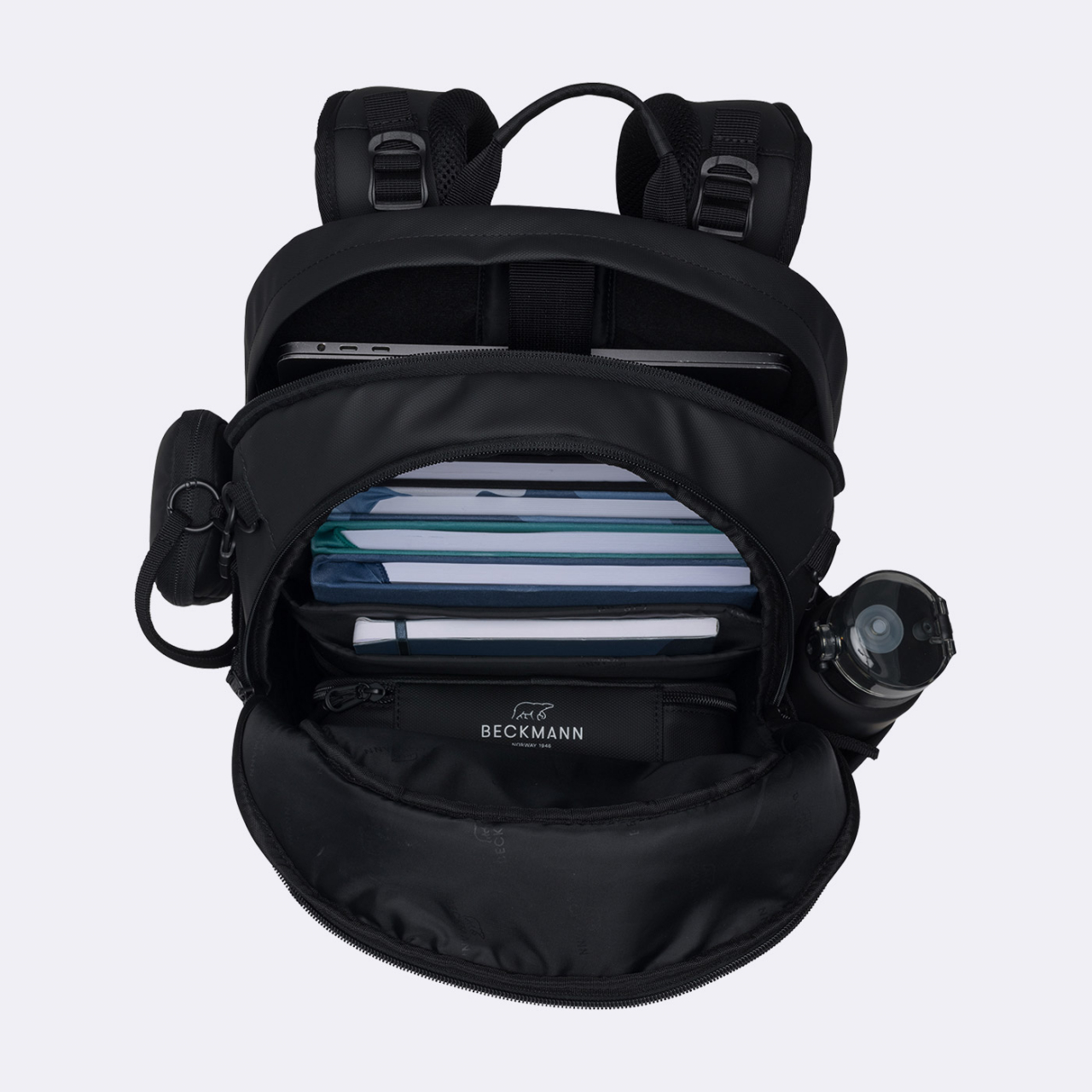 Ghiozdan, rucsac ergonomic, Sport Air, Black coated [10]