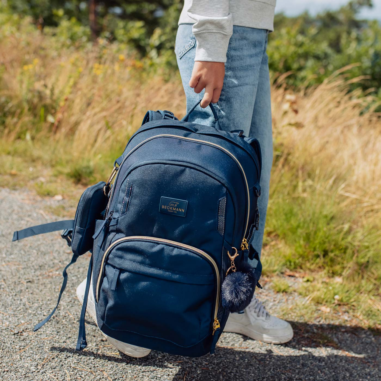 Ghiozdan, rucsac ergonomic, Sport Air, Blue Gold [13]