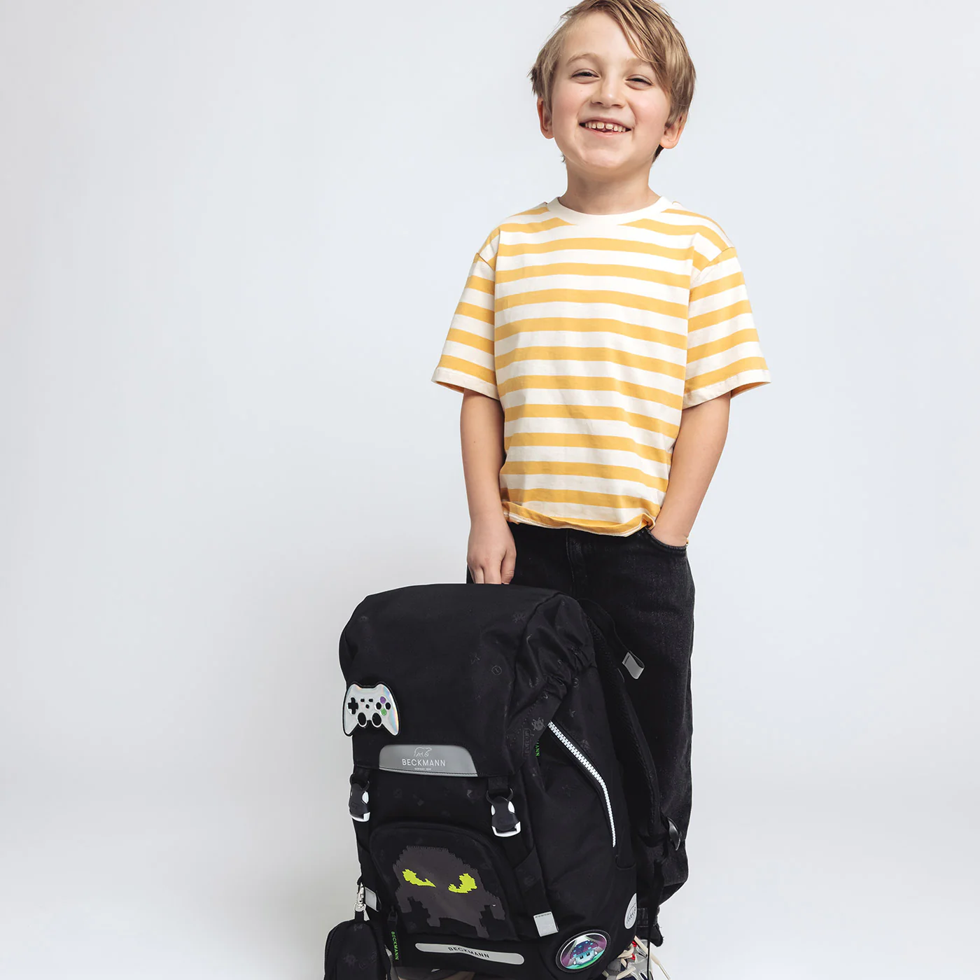 Ghiozdan, rucsac ergonomic Classic Maxi - Pixel [2]