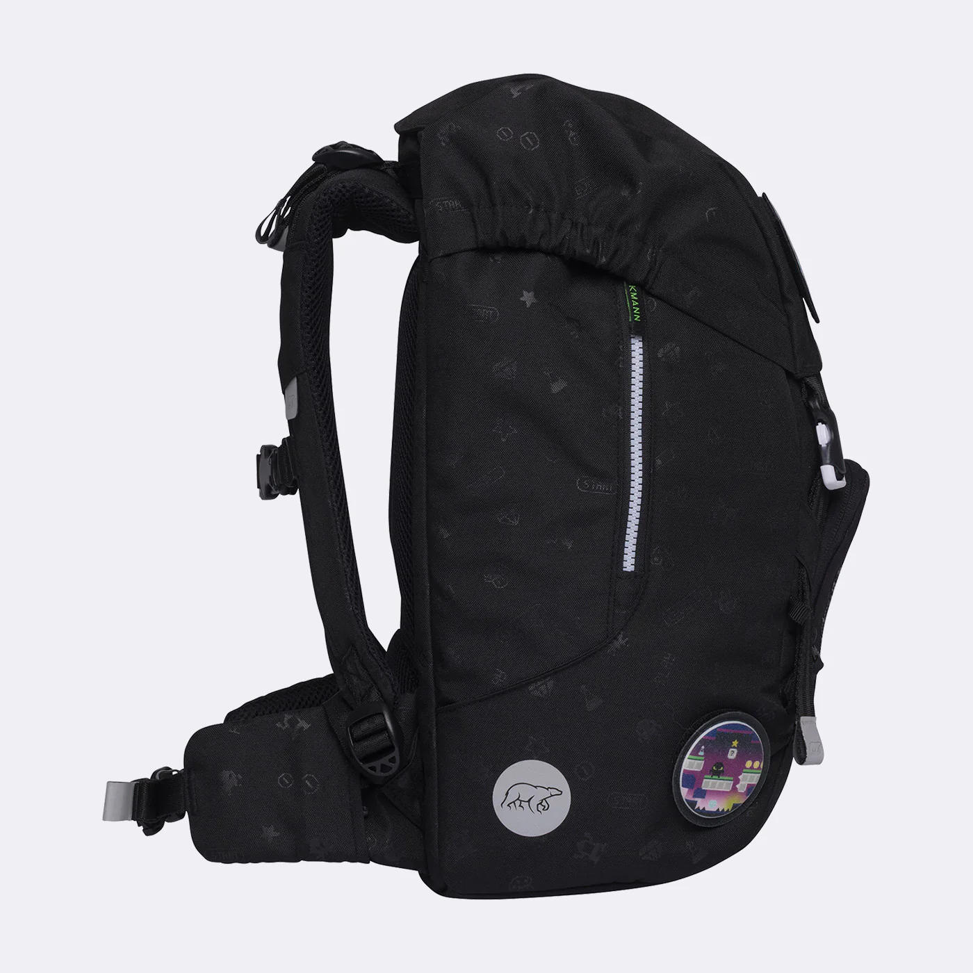 Ghiozdan, rucsac ergonomic Classic Maxi - Pixel [5]