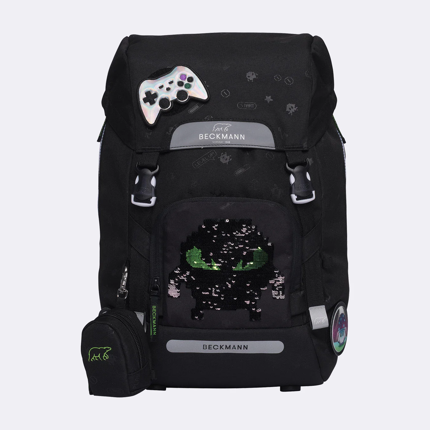 Ghiozdan, rucsac ergonomic Classic Maxi - Pixel [3]