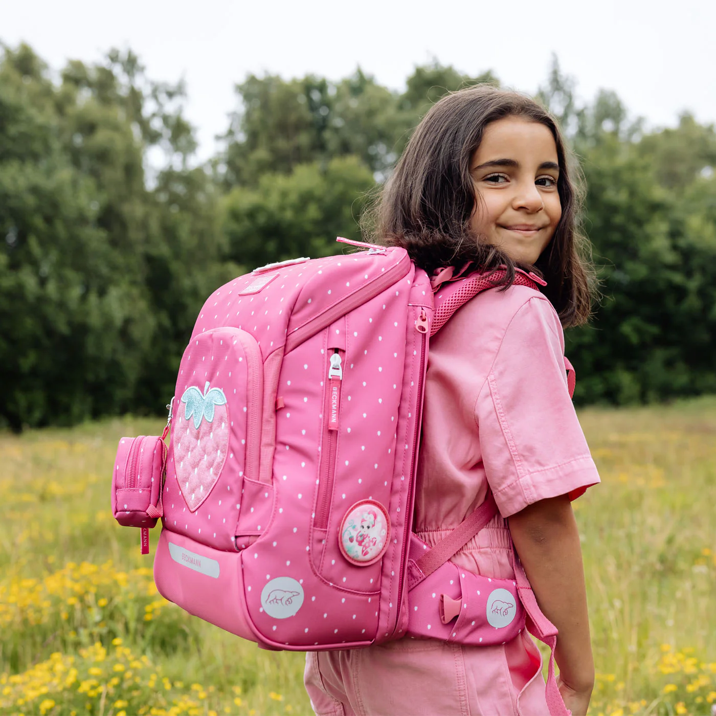 Ghiozdan, rucsac ergonomic cu perna de aer, Active Air FLX - STRAWBERRY [2]