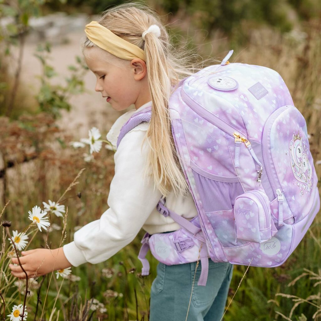 GHIOZDAN, RUCSAC ERGONOMIC CU PERNA DE AER, ACTIVE AIR FLX, UNICORN PRINCESS PURPLE [19]