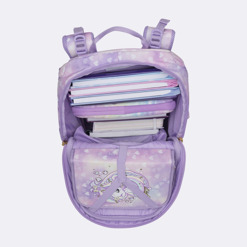 GHIOZDAN, RUCSAC ERGONOMIC CU PERNA DE AER, ACTIVE AIR FLX, UNICORN PRINCESS PURPLE [10]