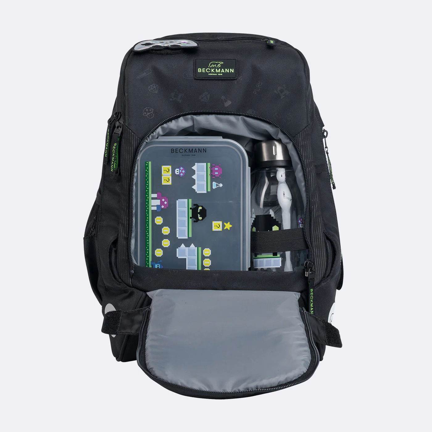 Ghiozdan, rucsac ergonomic cu perna de aer, set Active Air FLX 6 piese, PIXEL - BECKMANN [9]