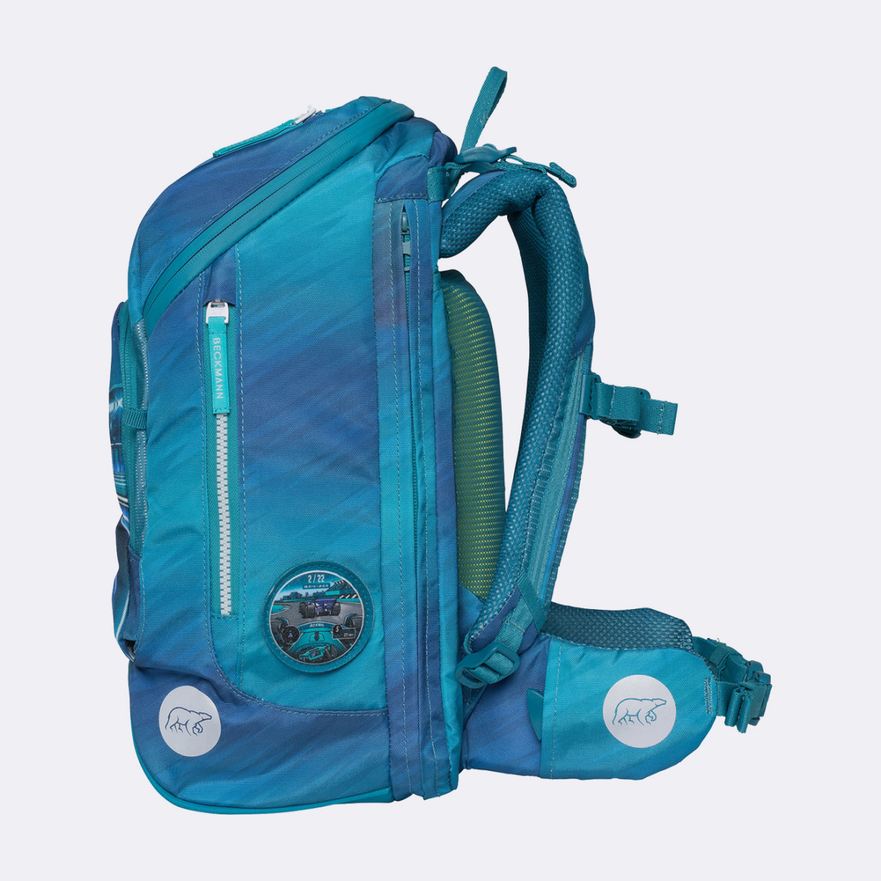 Ghiozdan, rucsac ergonomic cu perna de aer, set Active Air FLX 6 piese, Racing [13]