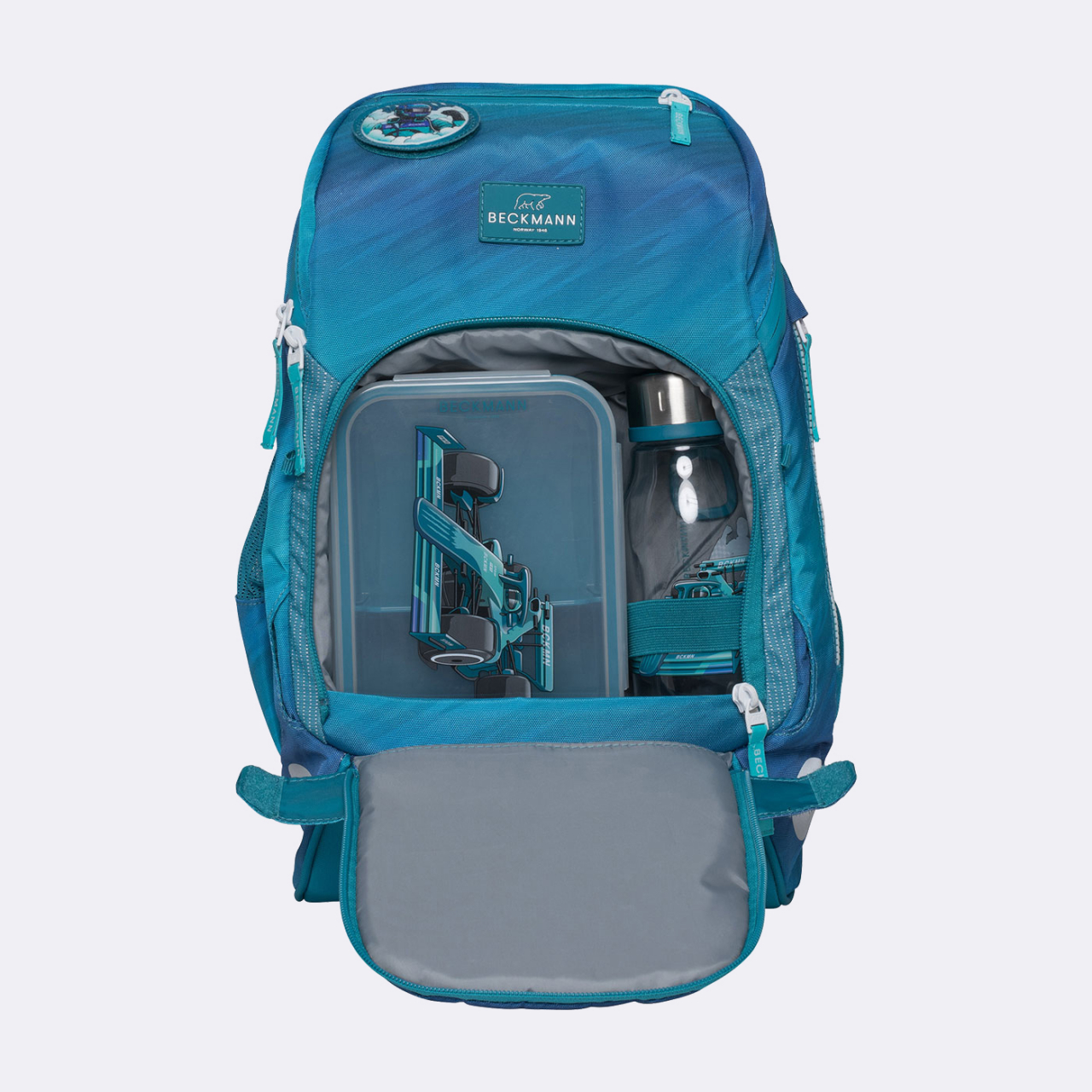 Ghiozdan, rucsac ergonomic cu perna de aer, set Active Air FLX 6 piese, Racing [9]