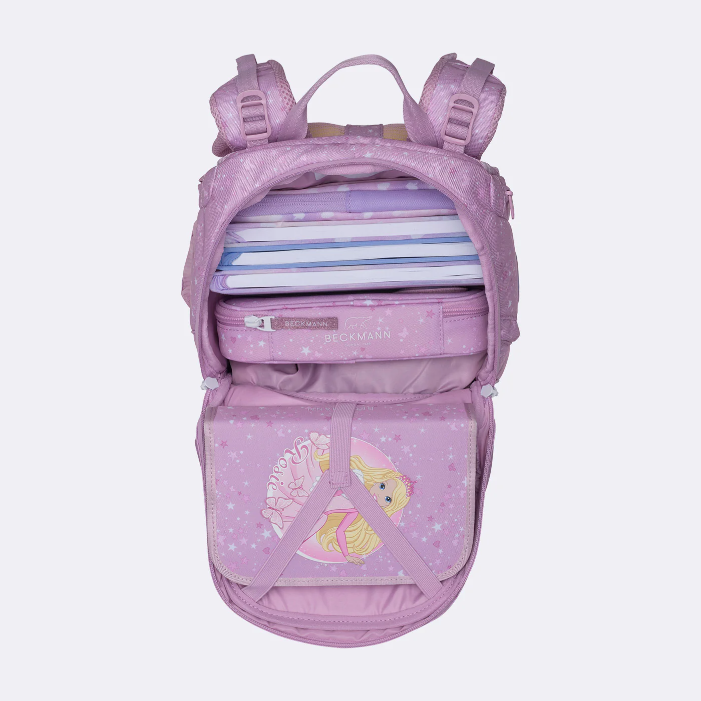 Ghiozdan, rucsac ergonomic cu perna de aer, set Active Air FLX 6 piese, ROSIE [6]