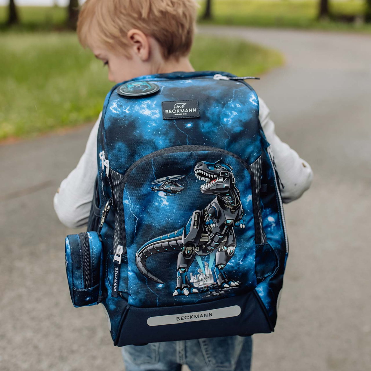 Ghiozdan, rucsac ergonomic cu perna de aer, set Active Air FLX 6 piese, tech rex [2]