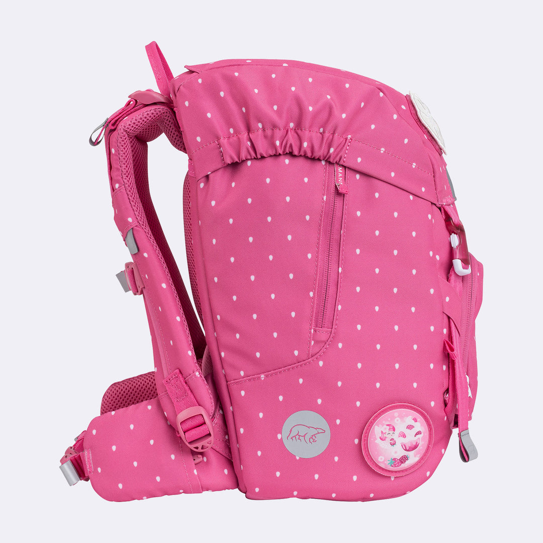 Ghiozdan, rucsac ergonomic pentru școală, Clasic Căpșuni [3]