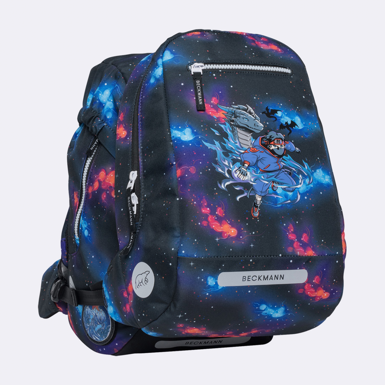 Ghiozdan, rucsac ergonomic pentru școală, Clasic, NINJA ELEMENTS [10]